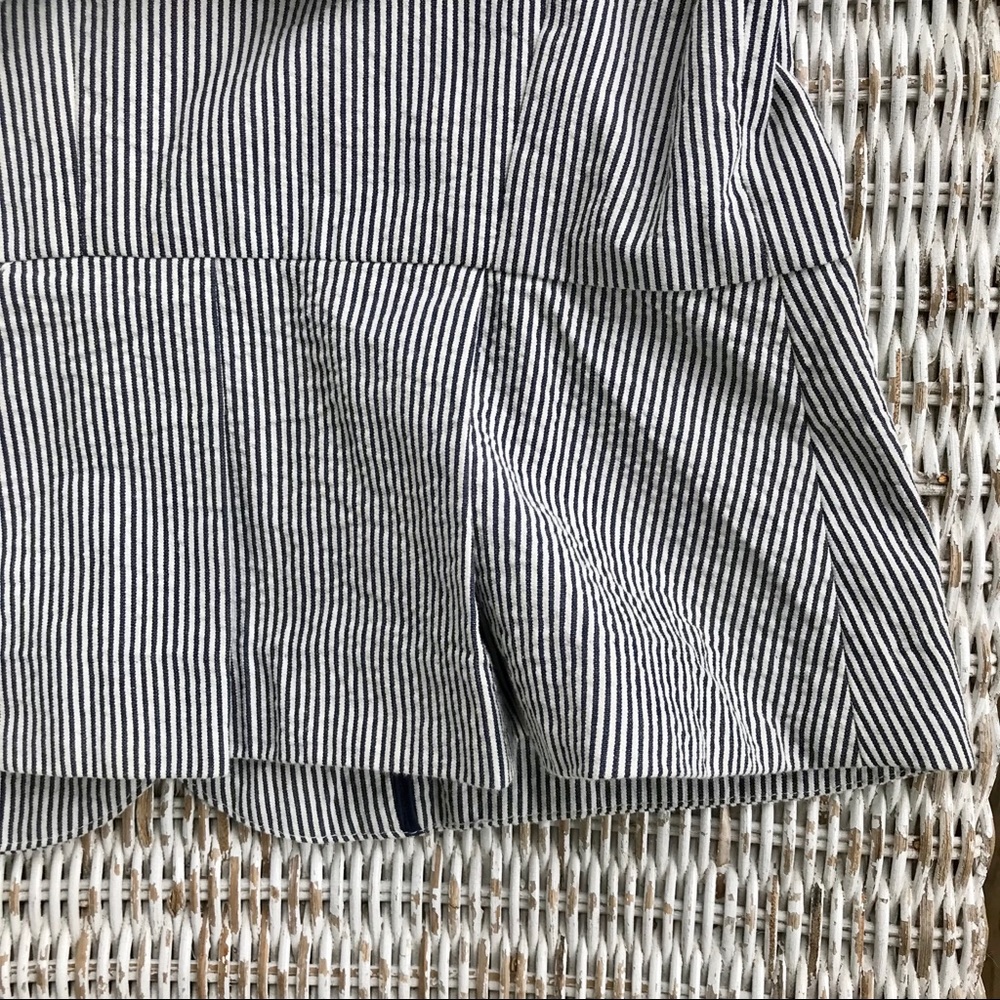 🆕 {Sandro Paris} Seersucker Blazer • Blue & White Stripe • EUC • Size Medium - Picture 7 of 8